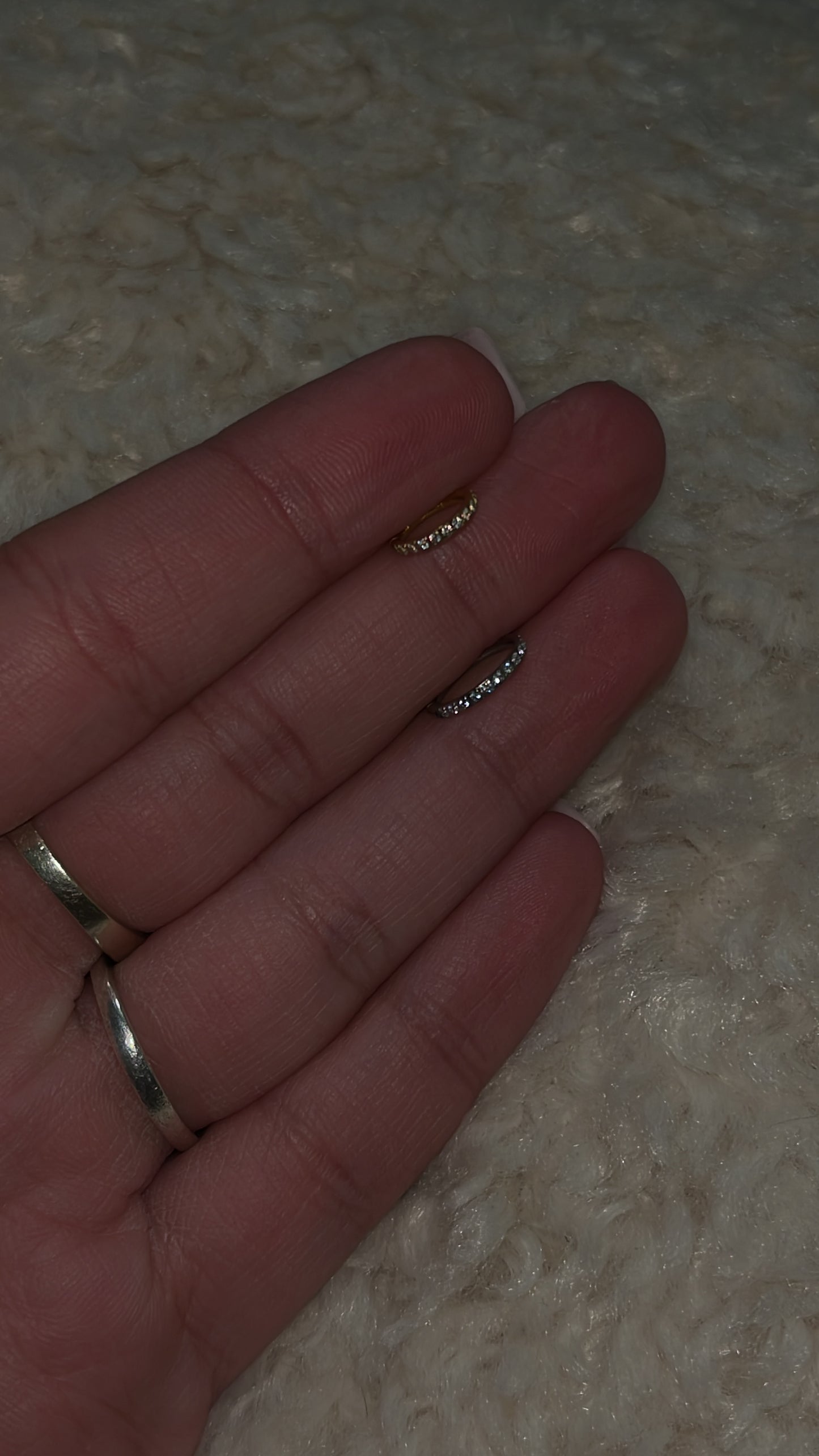 Piercing créole fin
