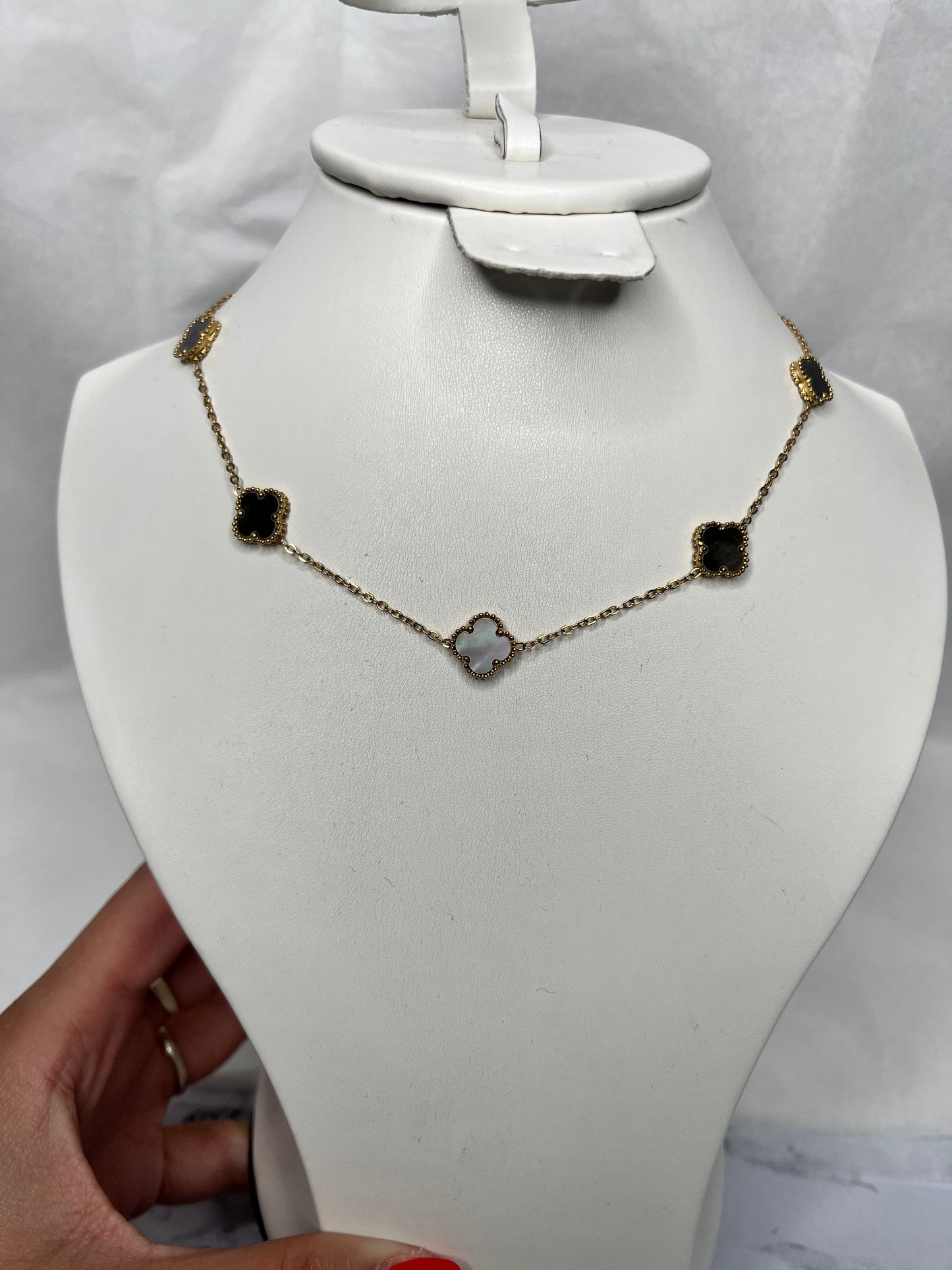 Collier mily mini gris