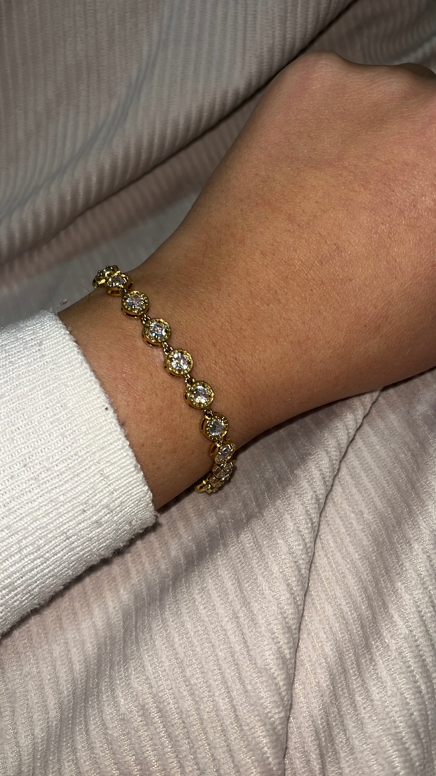 Bracelet rivière rond