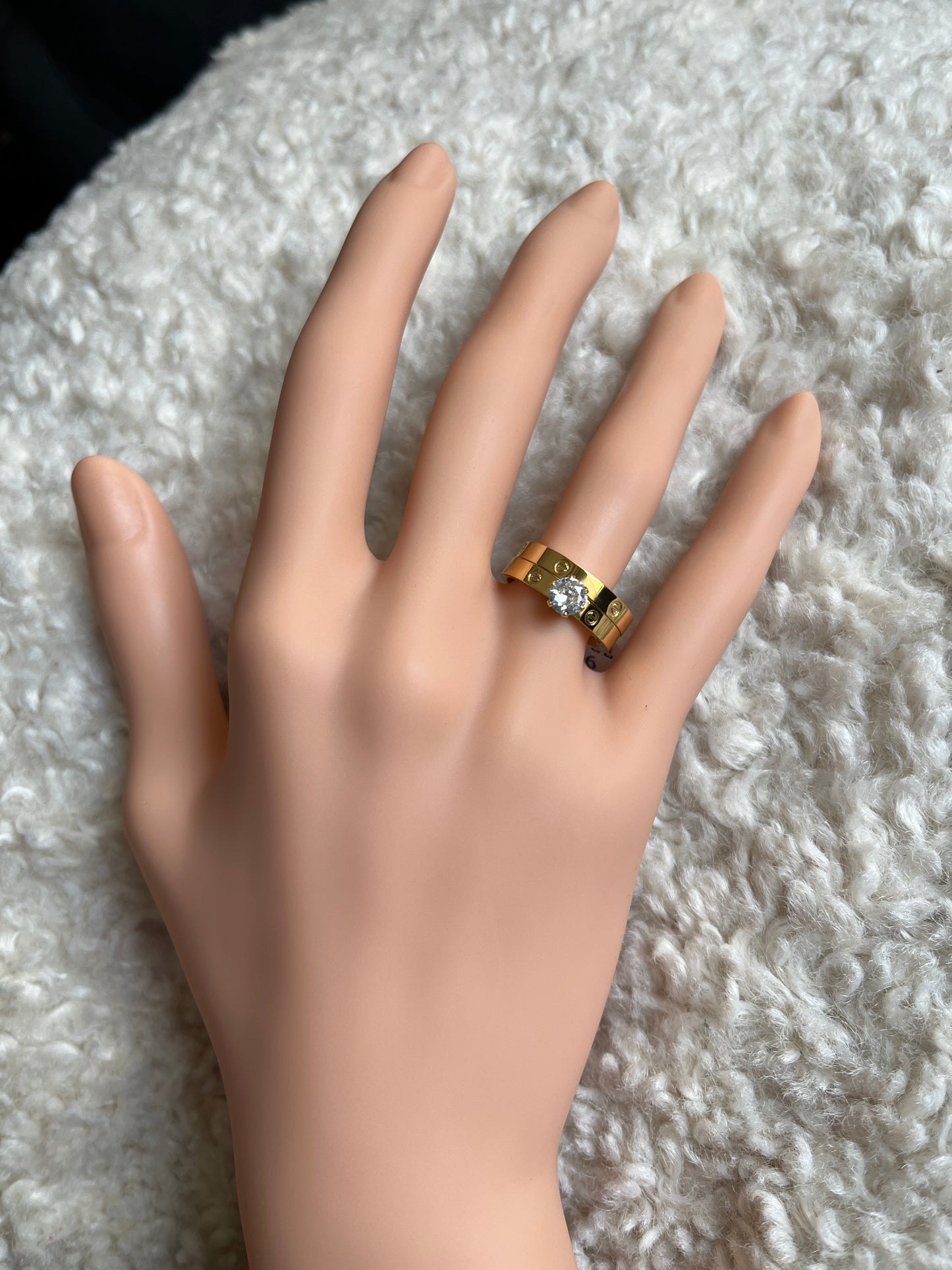 Bague duo love
