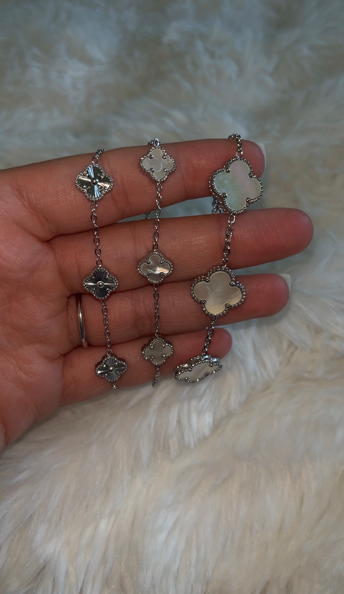 Bracelet arpels argent