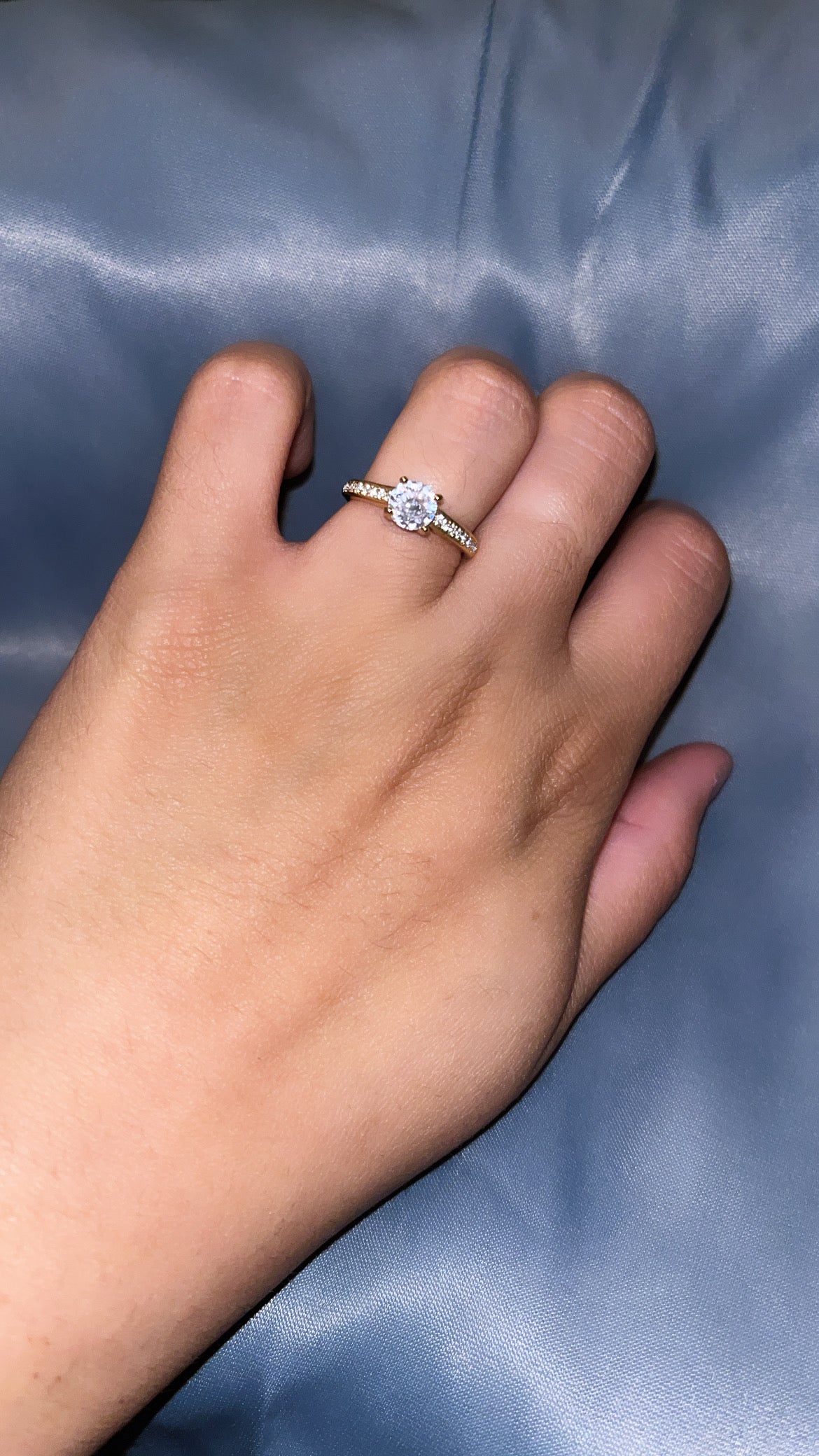 Bague arroussa dore