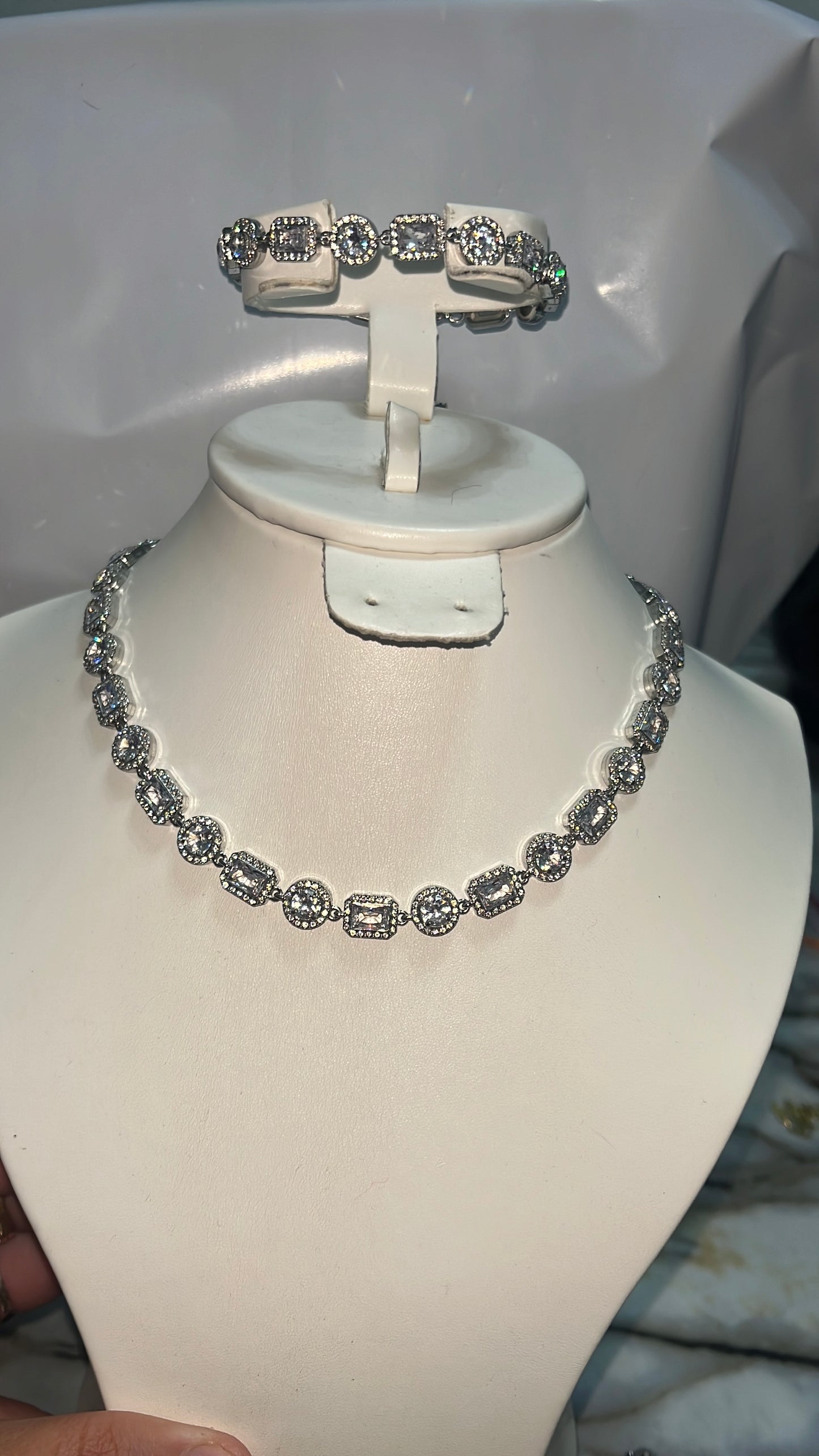 Collier rivière mixte