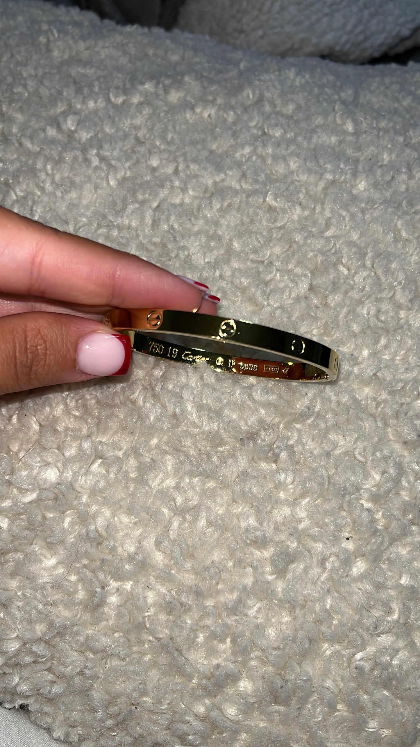 Bracelet love gravee 19