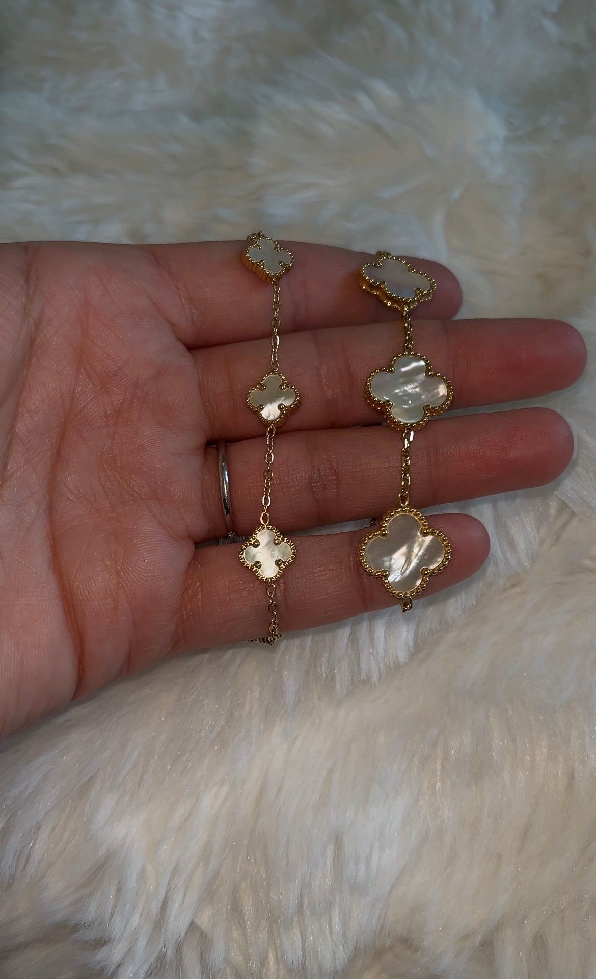 Bracelet arpels blanc