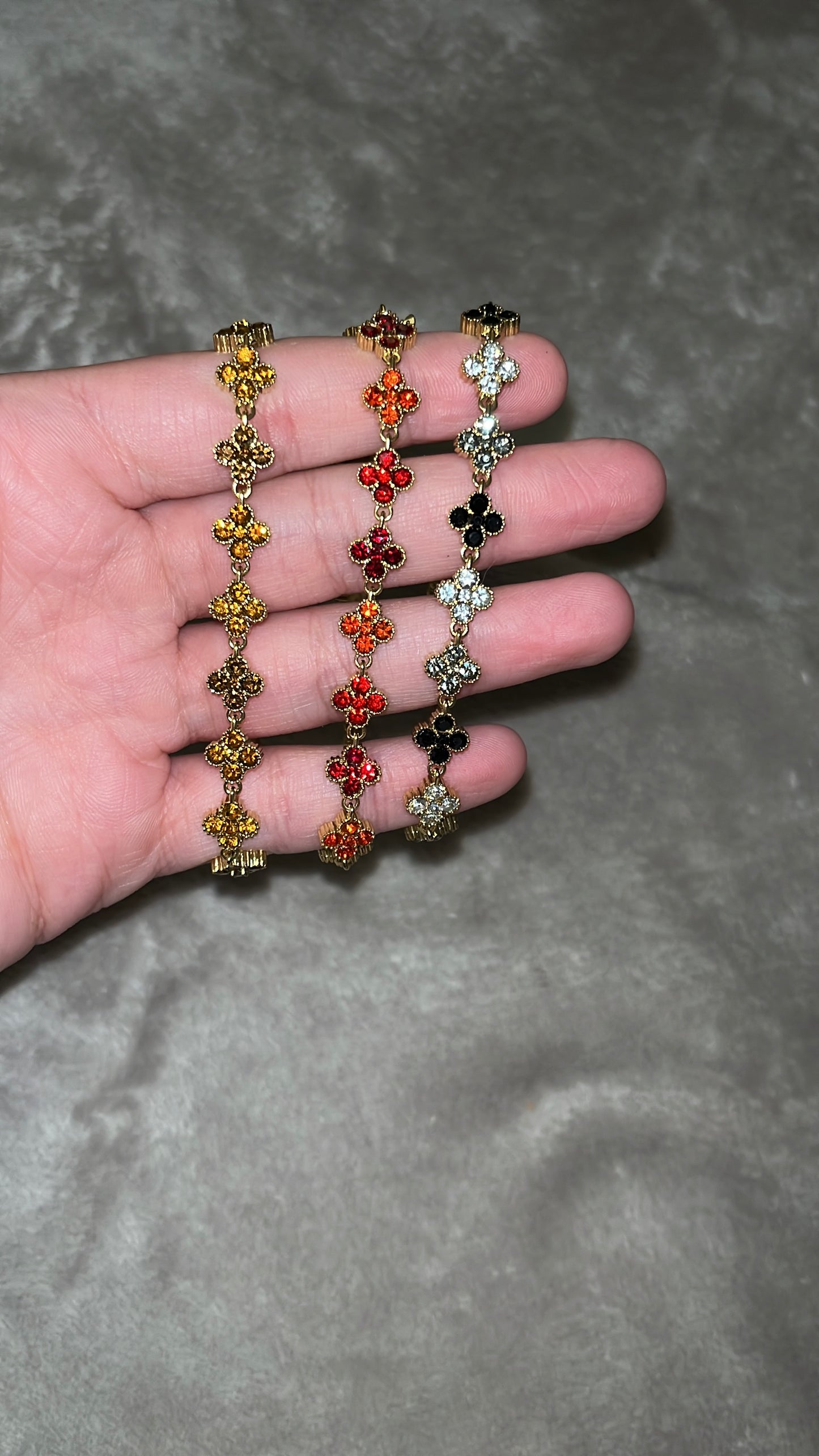 Bracelet fleuri color
