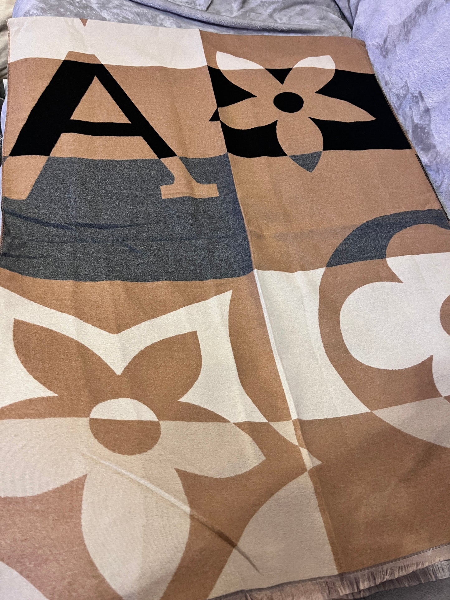 Écharpe alita marron