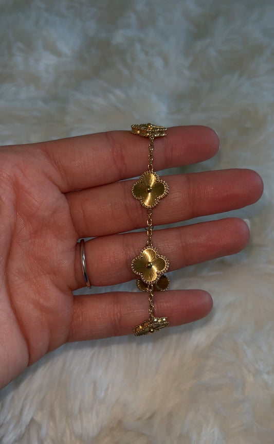 Bracelet arpels dore