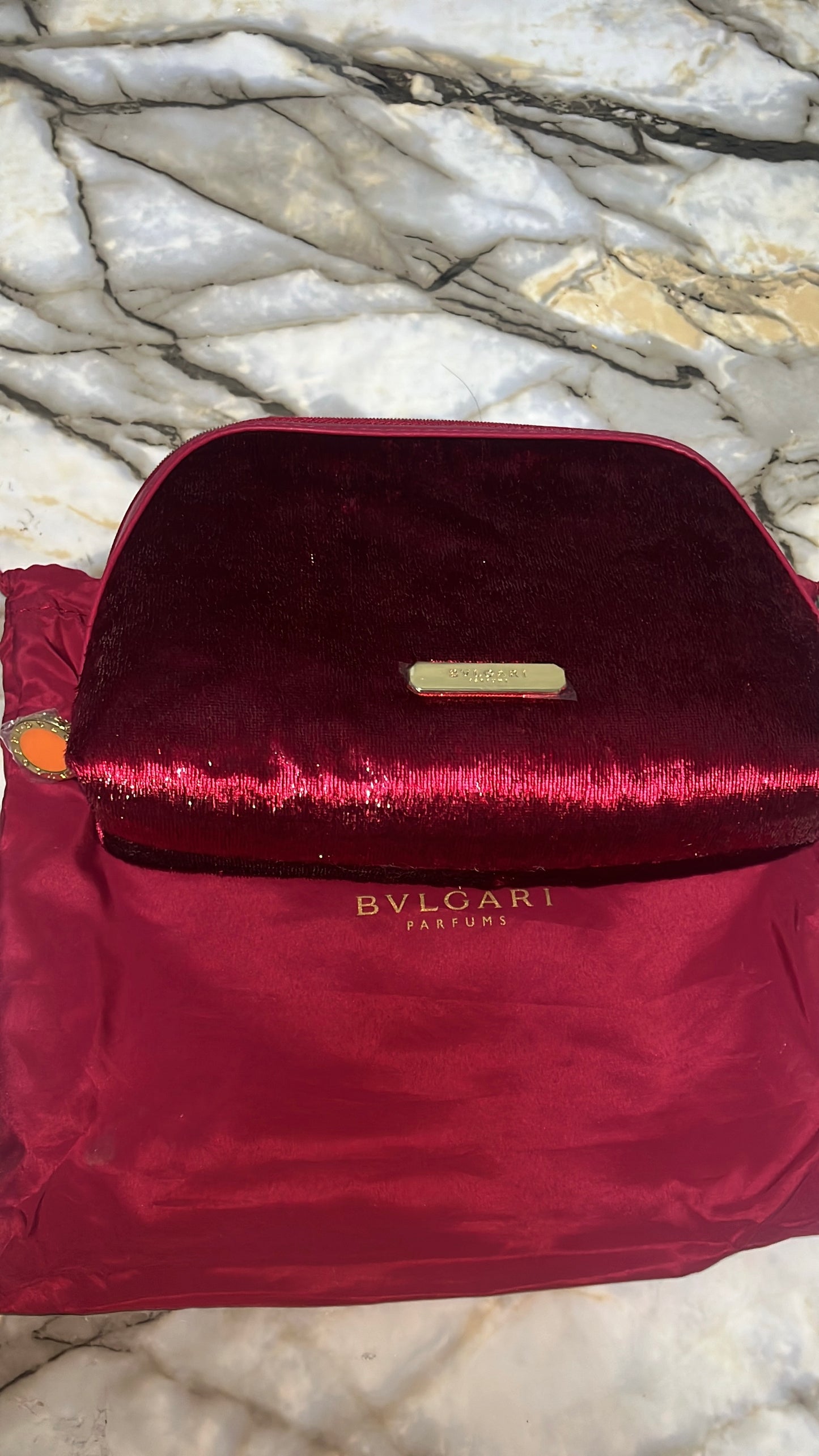 Pochette Bulgari rouge