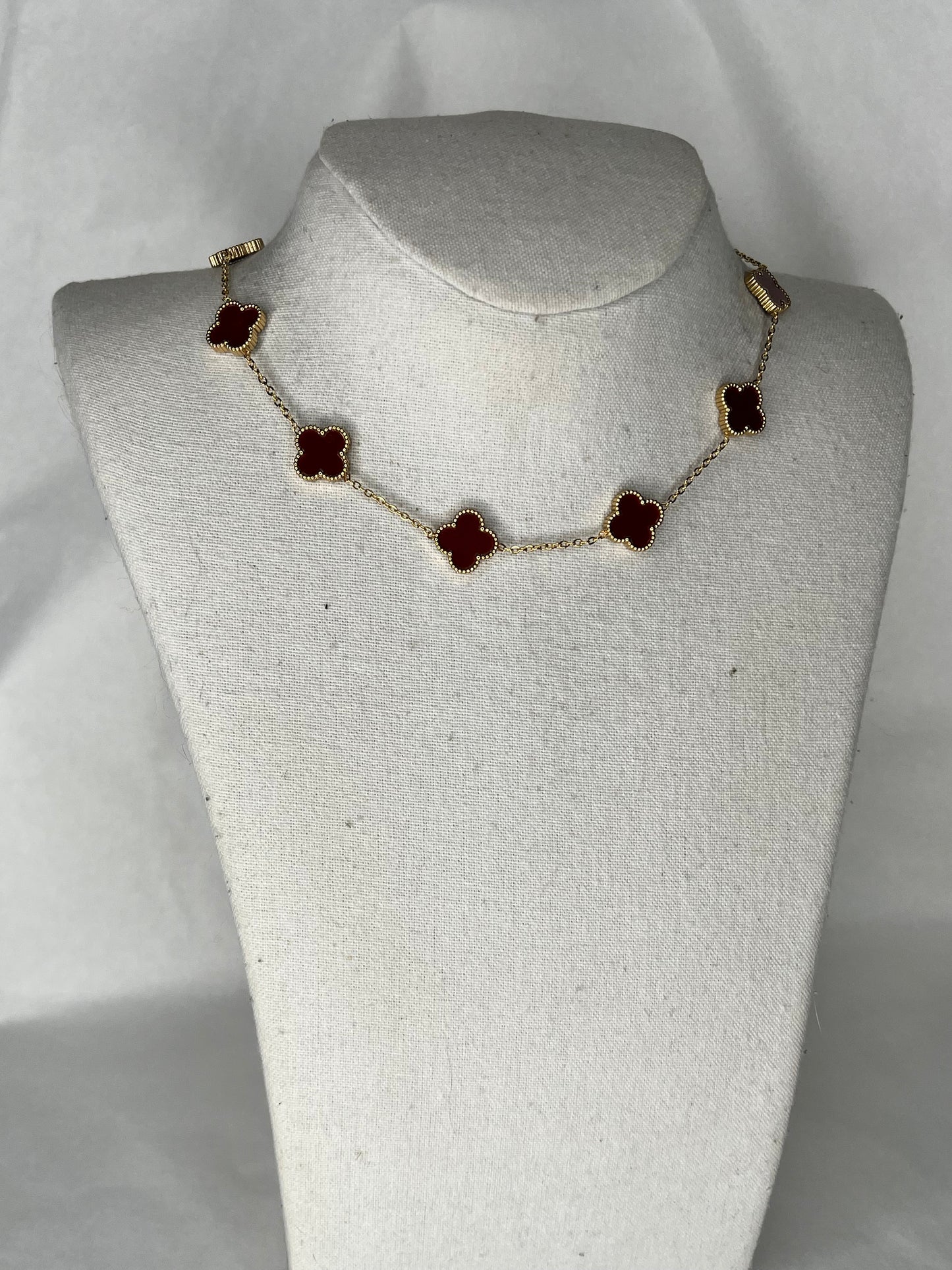 Collier Oran bordeaux