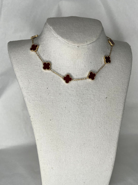 Collier Oran bordeaux