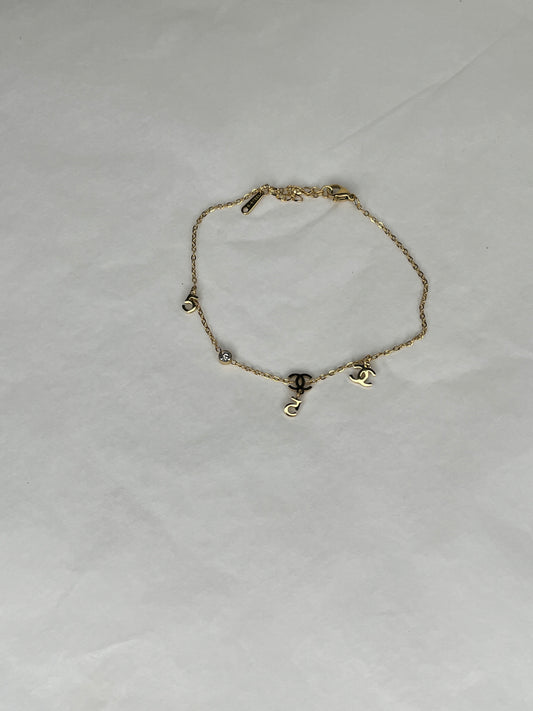 Bracelet cheville chance