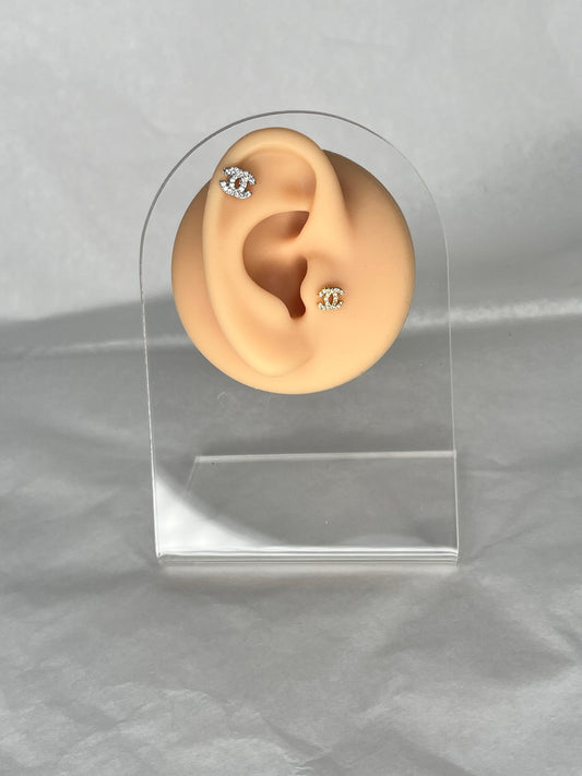 Boucle piercing petit chance