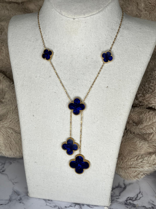 Collier arpels bleu nuit