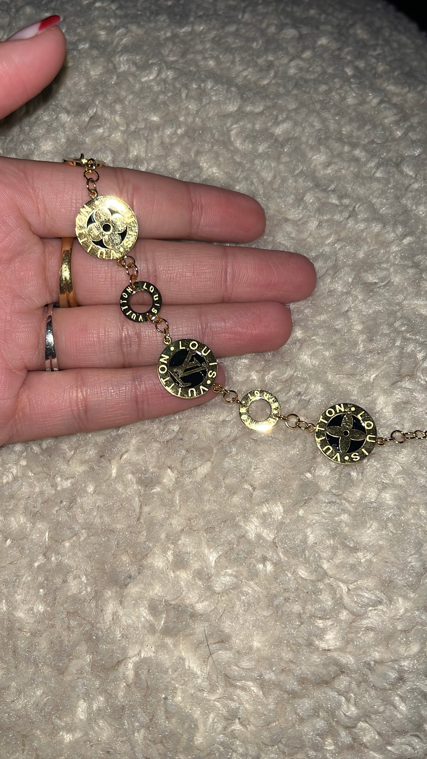 Bracelet Louis noir rond